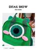 Women's Cute Four-Legged Monster Canvas Backpack - Fashionable, Large Capacity for Travel and School.