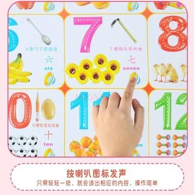 Audible Wall Charts For Babies Children Early Childhood Education Early Childhood Enlightenment Cognitive Learning Vocal