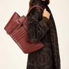 Bally Sandah Large Capacity Fashion Vintage Leather Handle Tote Shoulder Bag Women Bags Red 6239113