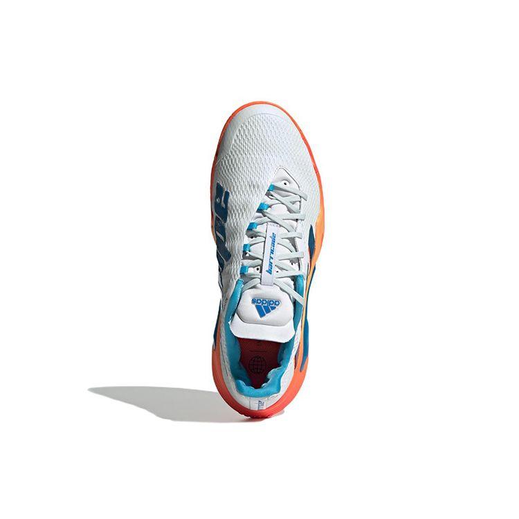 adidas Barricade Weiß Blaue Tönung Herren Sneaker Blau-Rush Wolkenweiß GW2963