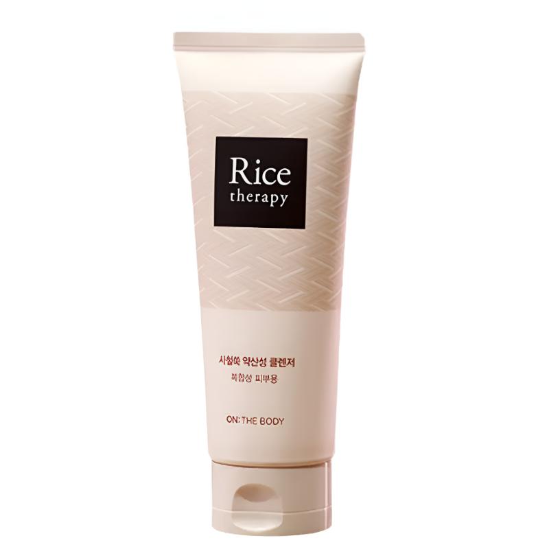 [On The Body] Rice Therapy Mugwort Low pH Foam Cleanser Double Set 150 ml x 2