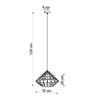 Umberto white hanging lamp