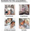 5-Pack Silicone Dilator Set for Pelvic Floor Muscle Training & Women's Wellness Support