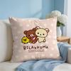 Cute Cartoon Anime RRilakkuma Cushion Cover Square Pillow Bedroom Sofa Leisure Comfort Living Room Home Decoration X