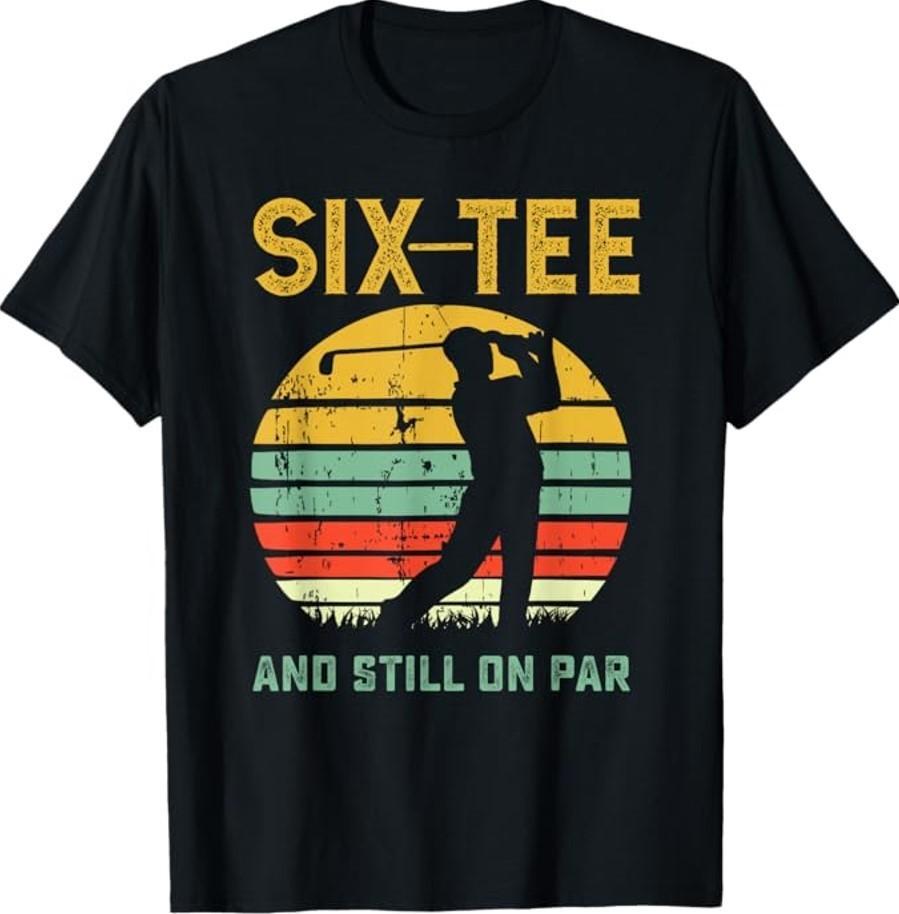 Funny 60th Birthday Golf Pun Golfing 60 Year Old Gift Unisex T-Shirt S разноцветный