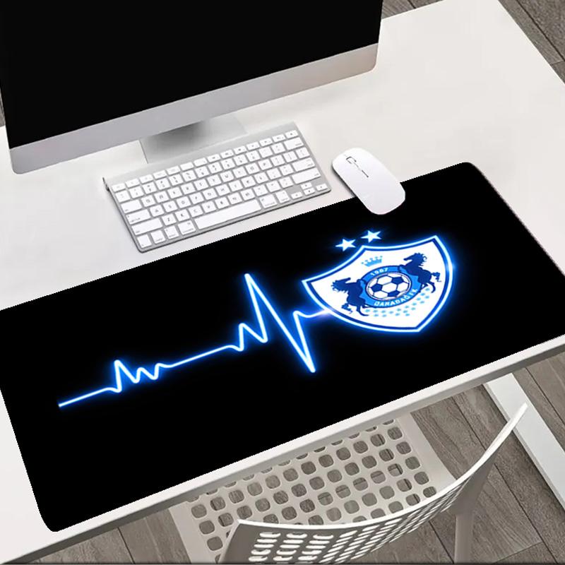 Dynamic Qarabag Crest Design Mouse Pad Office Desk Mat, Gaming Mouse Pad Mousepad, Keyboard pad,Heavy-Duty Non-Slip Rubber Backing, Gift