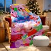 Peppa Pig Print Blanket - Soft & Comfortable, for Bedroom, Travel, Sofa, Home Decoration - Birthday Christmas Gift for Friend