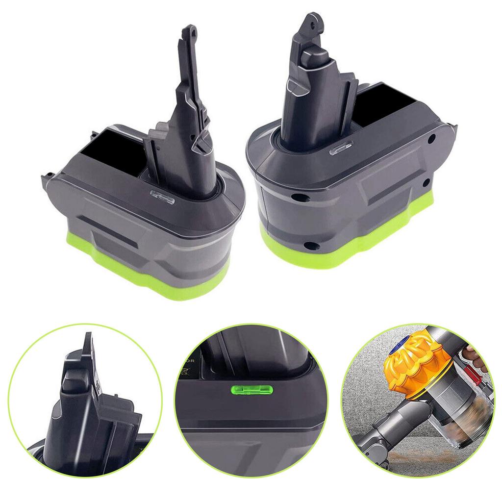 Professional Battery Adapter For 18V Lithium Battery Convert for V6 V7 V8 Vacuum Cleaner Power Adapter Accessories