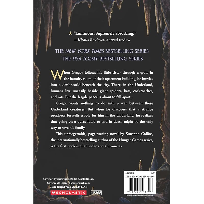 Gregor The Overlander This irresistible novel by Suzanne Collins tells the