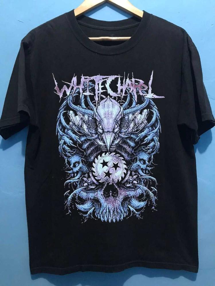 NEW Whitechapel Band Deathcore Metal Black All Size Shirt OM89 Unisex T-Shirt M