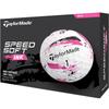 TaylorMade SpeedSoft Ink Golf Ball Pink Men's -