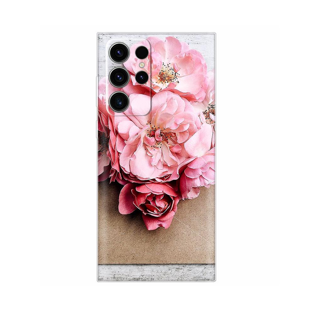 For Samsung S24 Ultra 5G Case S24 Plus Soft TPU Clear Silicone Phone Cases for Samsung Galaxy S24 Ultra S24+ Back Cover Bumper