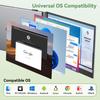 Blackview DCM8 Pro 15.6" Dual Portable Monitor Ultra-Thin 4.6mm, 1.2kg, TÜV Low Blue Light