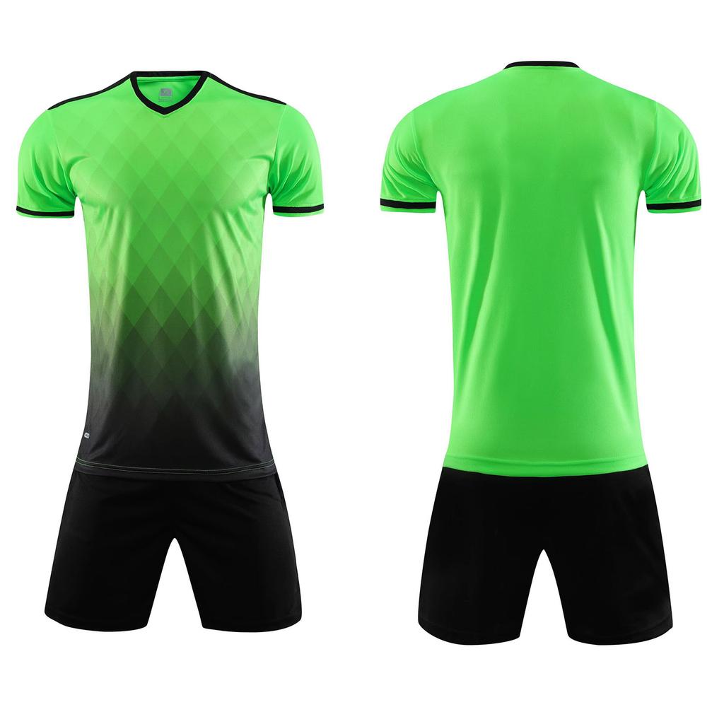 Football suit custom training match jersey children's football running sports jersey quick drying team short sleeve