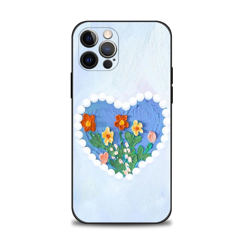 Flower Star Moon Phone Case For iPhone Samsung Galaxy Redmi Xiaomi Oppo OnePlus Note S A 7 8 9 10 11 12 13 14 20 21 22 23 53 54 Pro Max Plus Ultra