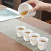 Magpie & Plum Blossom White Porcelain Tea Set
