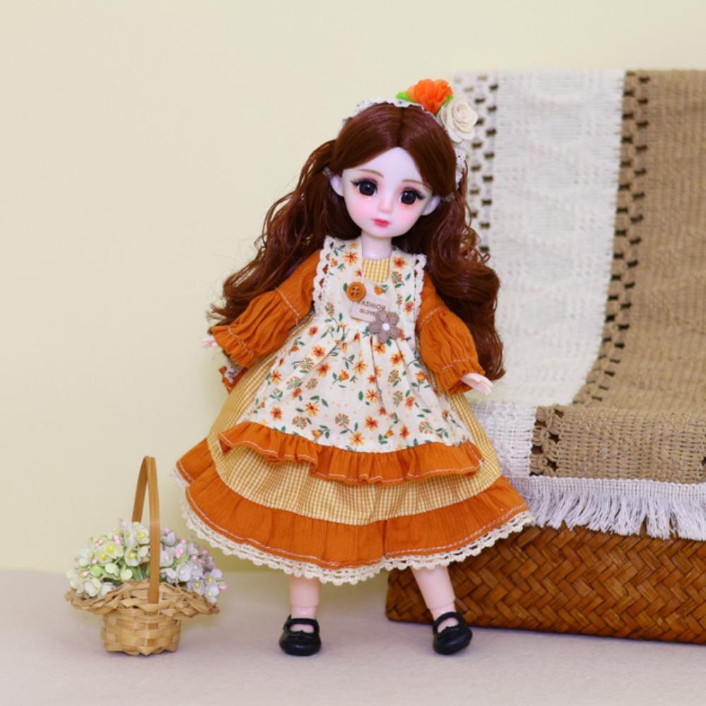 Attractive Eyes 30cm Bjd Doll with Clothes 1/6 SD Princess Makeup Ball Joint Doll  Toddler