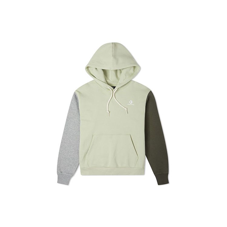 

Женская толстовка с длинными рукавами и вышитым логотипом Converse Star Arrow, зеленая 10023912-A01