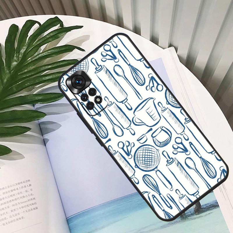 Cooking Chef Knives Funda For Xiaomi Redmi Note 14 10 11 12 13 15 Pro Plus Case For Redmi 15 15C 14C 12C 10C 13C