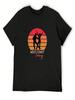 West Coast Swing Wcs Sunrise Design Koszulka Graficzna Koszulka Estetyczne Ubrania Vintage Letni Top Koszulka unisex