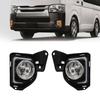 LED Fog Lamp Assembly For TOYOTA HIACE COMMUTER 2014 2015 2016 Daylights Wires Switch Turn Signal DRL Daytime Running Lights 12V