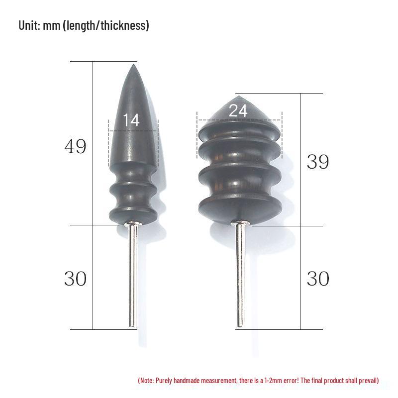 Ebony Electric Grinder Head for Leathercraft Polishing and Sandalwood DIY Tasks