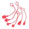 Hot Sale 1 Pair Hydraulic Quick Coupler Male Dust Cap And Female Plug Cover PE Rubber Hydraulic Quick Connector Male Dust Cover