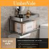 Modern Aluminum Wall Mount Toilet Paper Dispenser With Suction Cups For Bathroom Storage