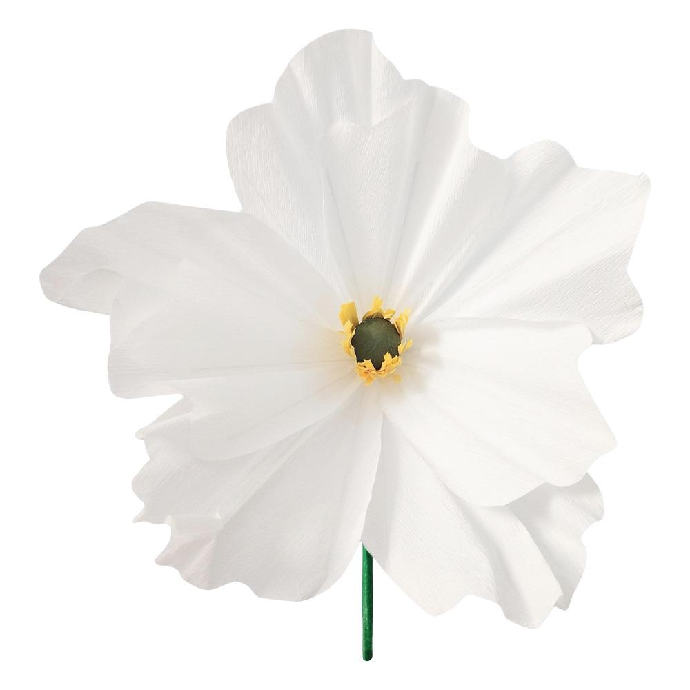 NEW 50/60CM DIY Wrinkle Paper Flowers PE Foam Large Size Handmade Flowers Rose Branch 40cm Length 3D Flowers Garden