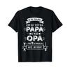 Grandpa Papa Funny S Grandfather Saying T Shirt Black Vintage Unisex Comfortable Slightly Top For Everyday Wear