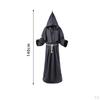 Friar Medieval Robe Costume Cloak Wizard Clothing Monk Hooded Cape for Fancy