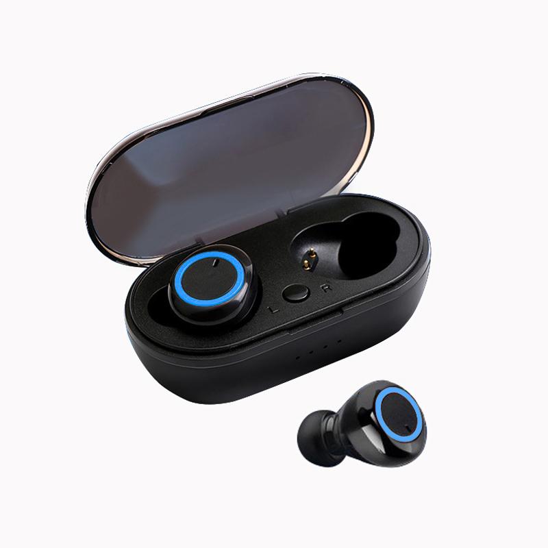 Y50 Tws Bluetooth Earphones Wireless Headset Waterproof Deep Bass Earbuds Sport Earphones True Wireless Stereo Headphones