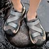 Fashion 2024 Summer New Mens Sandals Mesh Deck Lightweight Beach Sandals Fisherman Shoes for Men Outdoor Wading Quick Drying Mesh Shoes