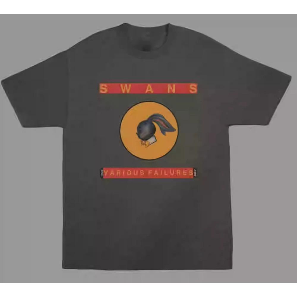 2025 Swans American Punk Band Short-sleeved Niche American Casual Cotton Printed T-shirt High-quality Luxury Brand Selling