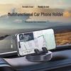 360° Rotating Car Dashboard Phone Holder with Luminous Parking Number Plate