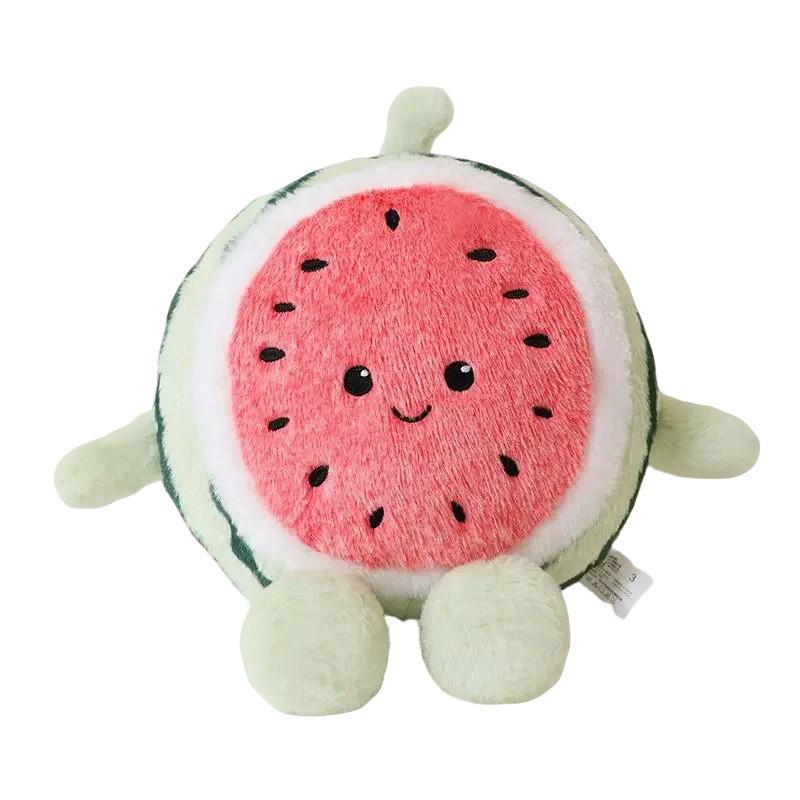 Cute Plush Watermelon Toy Birthday Gift Sofa Stuffed Doll Kids Decorations Room