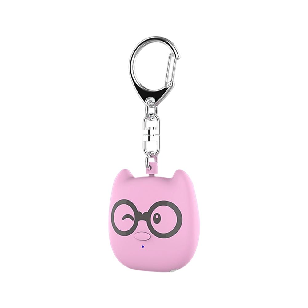 

Cute Personal Self Defense Alarm 130db Self Defense Siren Safety Alarm For Women Girl Personal Keychain Alarm Rechargeable рожевий