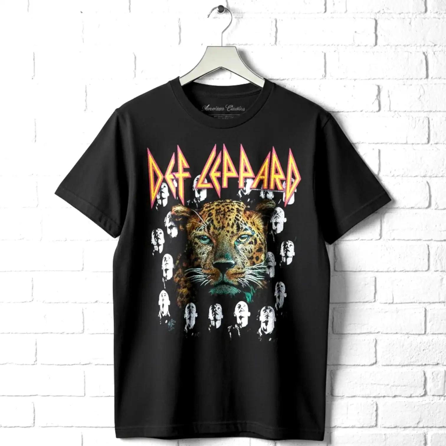 Def Leppard High n Dry Leopard Men s T Shirt S