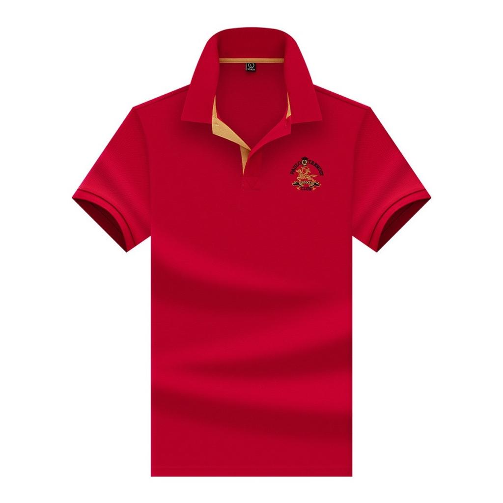 STORN Designer Brand Short Sleeve Polo Shirt Summer Best-selling Pony Letter Embroidered Solid Color Business Casual Men Lapel T-shirt