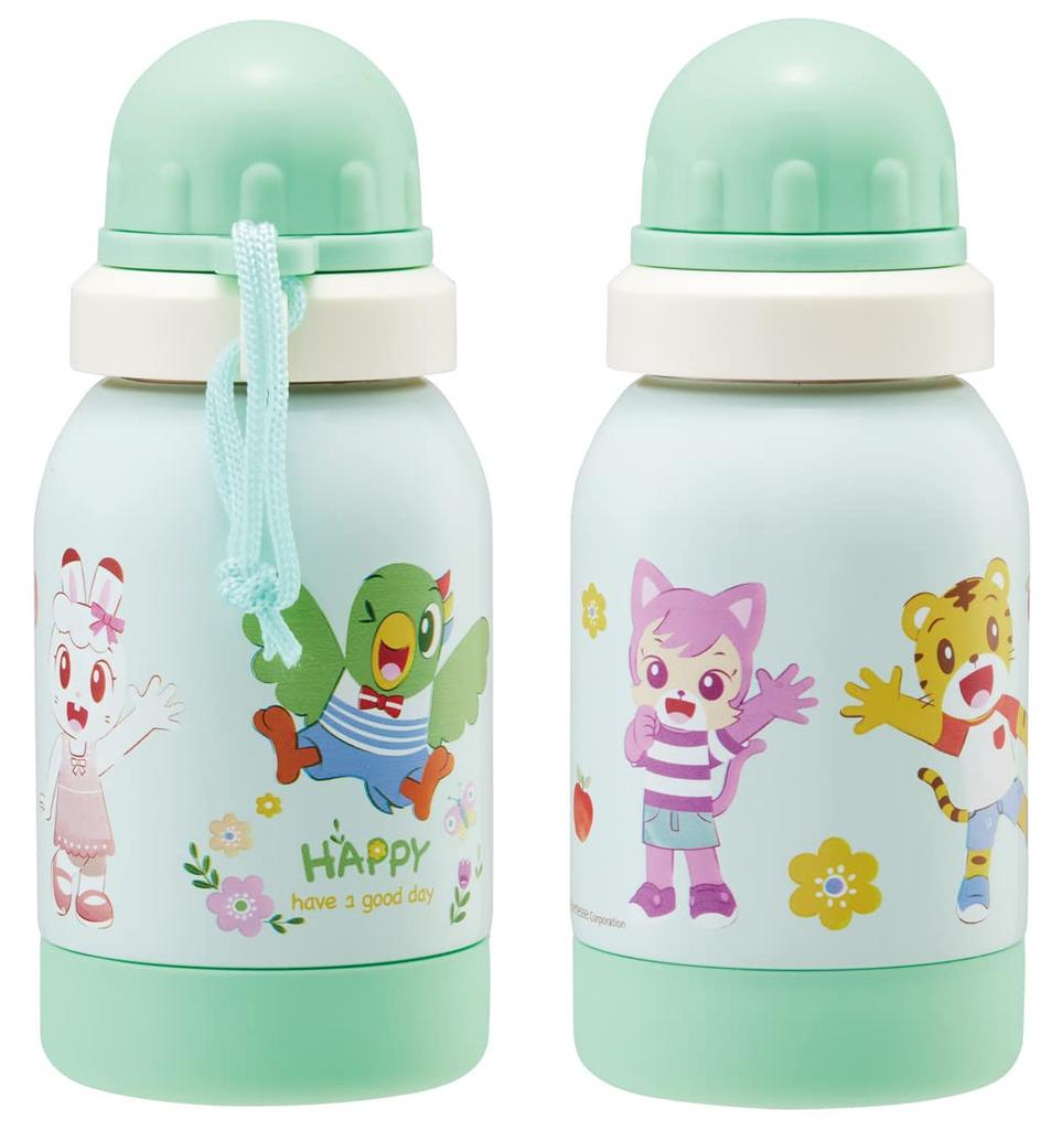 Sticlă de apă Skater, sticlă din oțel inoxidabil cu un singur strat, 380 ml, băutură sănătoasă la temperatura camerei, Shimajiro SSSC4-A