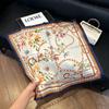 New old money wind chain neck scarf women's commuting versatile soft silk scarf neck protection shawl outer scarf