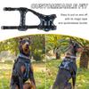 Oxford Working Dog Harness Reflective Medium Large Dog Vest Harness with 5 PCS Patches WD Harness Pet Dog Accessories