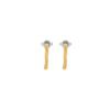 Skagen Women's MODERNE STAK Gold-Tone Stainless Steel Hoop Earrings, SKJ1868710