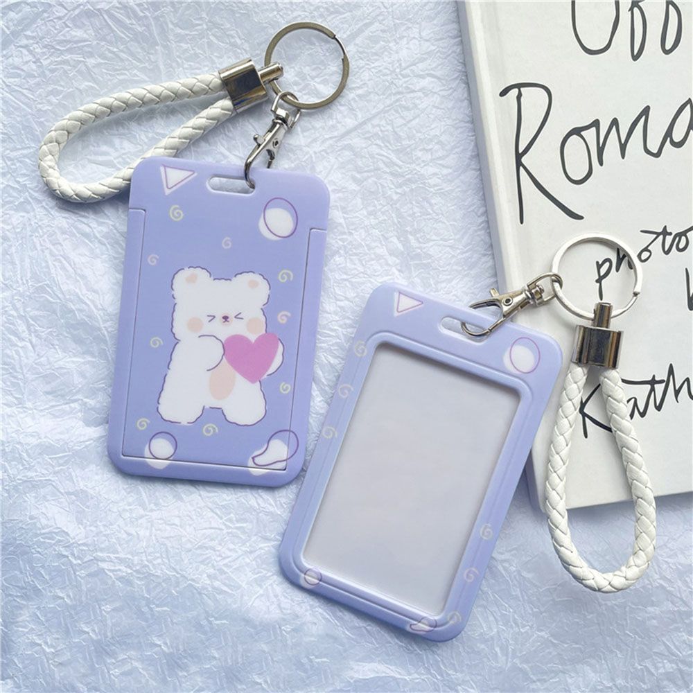 Cartoon Cute Women Men Business Card Holder Girls Boys Bus Card Cover Case Credit Card Holders Bank ID Holders Badge Case