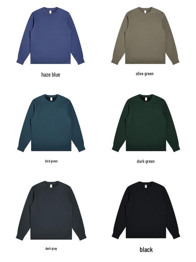 Men's Oversize 400g Velvet Thickened Hoodie, Round Neck, Loose Fit, Plus Size 200 Jin, Winter