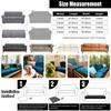 Stretch Sofa Cover Seat Slipcover Jacquard Chair Cushion Cover for 1-2-3 Seaters Replacement for Furniture Protector