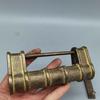 Exquisite Old Chinese Brass Copper Handmade Old Fashioned Lock Key Statue