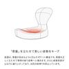 And Medical BOLLARDCHAIR Posture Pelvis Lower Back Pain Pelvic Correction Posture Correction Seat Chair Chair (Bollard Chair) (Navy)