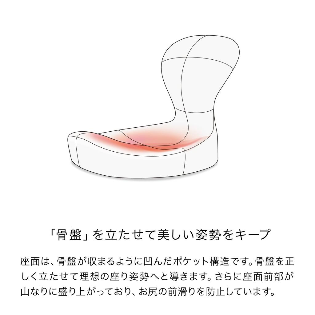 And Medical BOLLARDCHAIR Posture Pelvis Lower Back Pain Pelvic Correction Posture Correction Seat Chair Chair (Bollard Chair) (Navy)