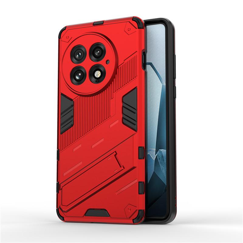 For OnePlus 13 Case For OnePlus 13R 12R 11R 11 12 13 5G Cover Punk Armor Shockproof Hard Rubber Bracket Bumper For OnePlus 13